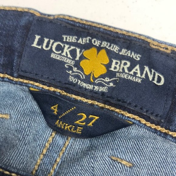 VINTAGE LUCKY BRAND SOFIA SKINNY JEANS  4/27x29 ๐ - Picture 3 of 12